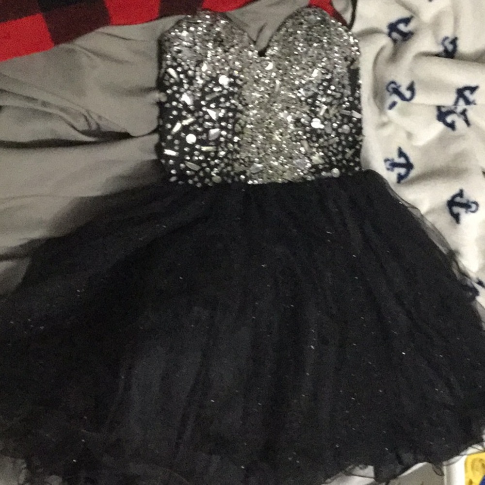 Mom Dad & Me dress size 4 sequences and tulle